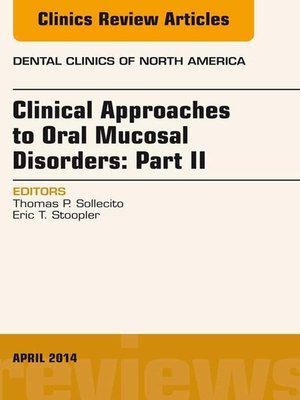 cover image of Clinical Approaches to Oral Mucosal Disorders